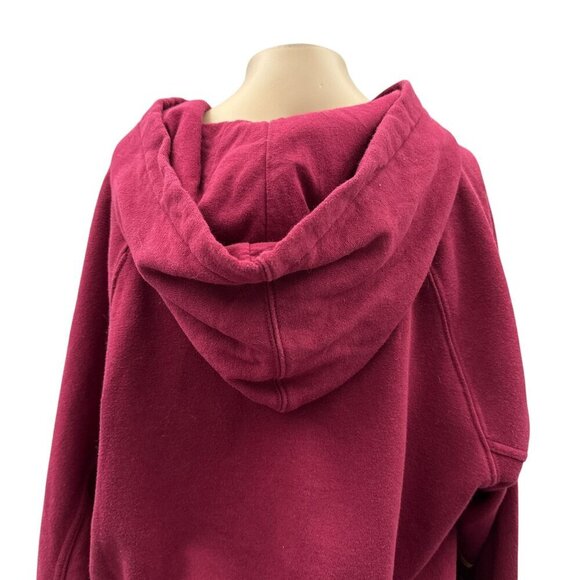 ASU Arizona State Sun Devils Womens Maroon Pullover Hoodie Sweatshirt Pocket S - Picture 11 of 12